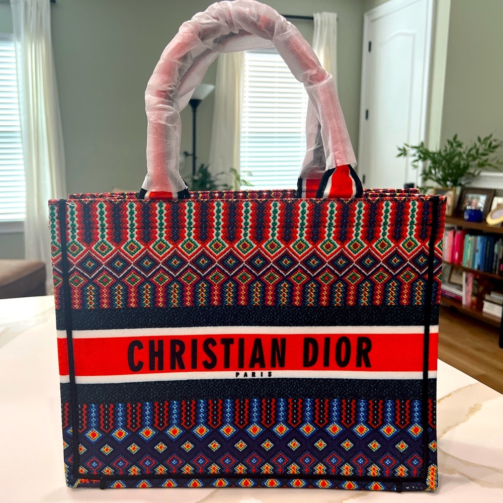New Multicolor Book Tote